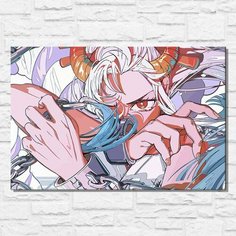Картина по номерам на холсте аниме Ван пис (One Piece, Yamato, Ямато) - 12626 Г 60x40 Бруталити