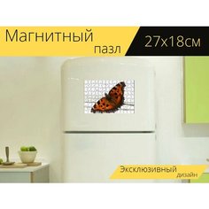 Магнитный пазл "Бабочка, крылья, бабочки" на холодильник 27 x 18 см. Lots Prints