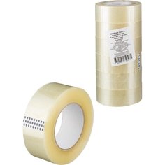 Клейкая лента упаковочная 200x40мкм (прозрачная), 6 шт./уп Noname