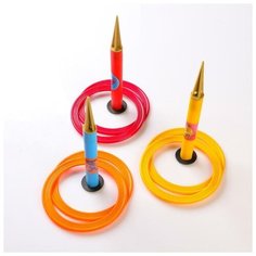 Кольцеброс уличный, 3 стойки, 6 колец Noname