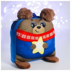 Рюкзак детский «Мишка со звездой», 24х24 см Milo Toys