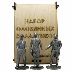 "Киногерои: Место встречи изменить нельзя" №4РТ (3 н/к) в фанерной коробке набор оловянных солдатиков некрашеных Strong Style