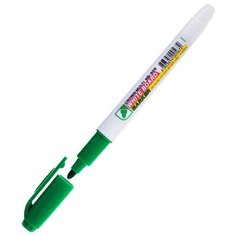 Маркер для белых досок Crown "Multi Board Slim" зеленый, пулевидный, 2мм, 5 штук