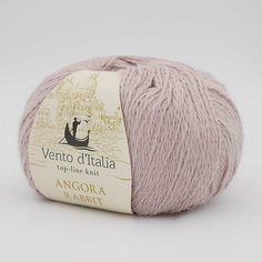 Пряжа VentodItalia Angora rabbit 27 Венто дИталия Ангора Раббит, 70% пух ангорского кролика, 30% нейлон, 50 г, 350 м, 1 моток.