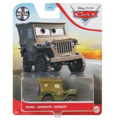 Машинка Cars Герои мультфильмов масштабная Сержант GXG38 Mattel