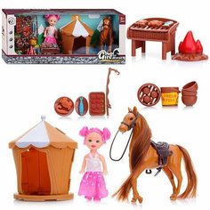 Кукла с аксессуарами, в коробке Kosmos