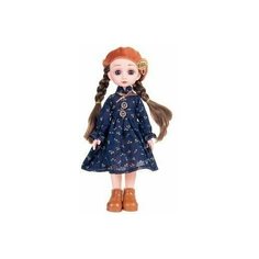 Кукла для девочки Мулиша в берете 30см Осеннее настроение, коричневый Emily