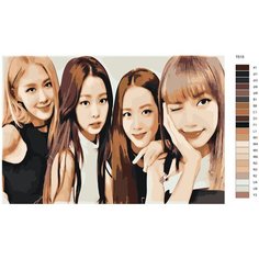 Картина по номерам T515 "группа Blackpink" 70x110 Brushes Paints