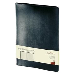 Еженедельник недатированный А4 Bruno Visconti Profy (64 листа) обложка кожа, синяя