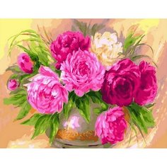 Картина по номерам Красота пионов 40х50 см Hobby Home