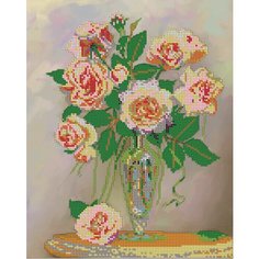 Вышивка бисером картины Букет для любимой 24*30см Светлица
