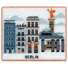 Овен Набор для вышивания Магнит Столицы мира. Берлин 9 x 7 см (1057)