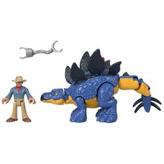 Игровой набор Imaginext Jurassic World Стегозавр и доктор Грант GVV64