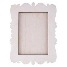 Заготовка "рамка прямоугольная" Mr. Carving ВД-042 фанера 8.1 x 10.7 см магнит в комплекте