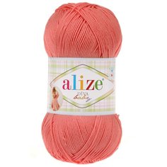 Пряжа для вязания Ализе Diva Baby (100% микрофибра акрил) 5х100г/350м цв.379 коралл Alize
