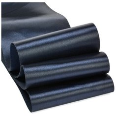 Лента атласная 100мм цв.3168 т. синий IDEAL уп.27,4 м