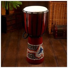 Музыкальный инструмент "Барабан Джембе" 40х18х18 см 4499213 Сима ленд