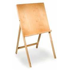 Мольберт напольный "Хлопушка", размер планшета 60x60 см, в собранном виде 60x120x8 см Подольские Товары для Художников