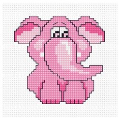 Набор для вышивания Розовый слон, Luca-S LUCA-S B042