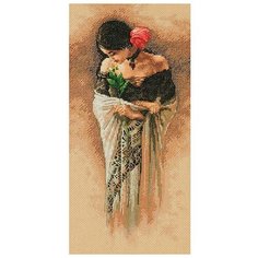 Dimensions Набор для вышивания крестом 35331-70-DMS "The Rose" (Роза), 18х35,5 см