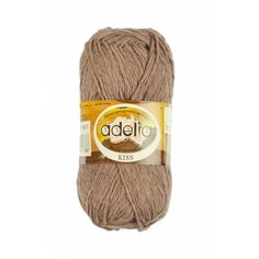 Пряжа ADELIA "KISS" 100% полиэстер 10 шт.х50г 145м №11 коричневый