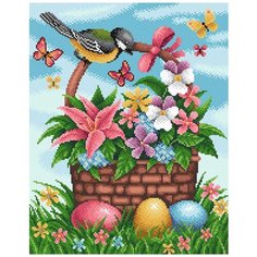 Алмазная мозаика "Пасхальные дары", 38x48 см Brilliart