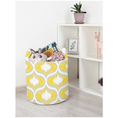 Корзина для игрушек JoyArty "Узоры на оранжевом фоне" 35x35 см