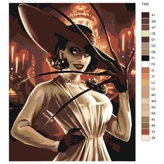 Картина по номерам Т320 "злая леди демитреску" 40Х50 Brushes Paints