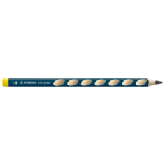 Stabilo Чернографитовый карандаш "EasyGraph" с насечками для левшей, синий корпус, твёрдость HB sela