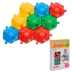 Мозаика пазлы Черепашки диам 40 мм 25 шт 01058 Стеллар