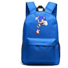 Рюкзак Соник (Sonic) синий №2 Noname