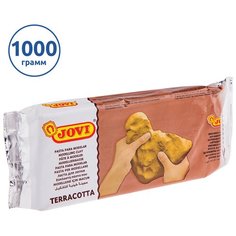Паста-масса для моделирования и лепки JOVI, 1000 гр, отвердевающая, терракотовый