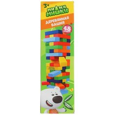 Настольная игра Девевянная башня Ми-ми-мишки Умные игры