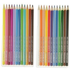 Koh-I-Noor Карандаши 24 цвета, Koh-I-Noor 3134 TRIOCOLOR, картонная упаковка, европодвес