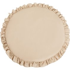 Коврик детский с рюшами, Childrens-Textiles, D-1м, цвет: бежевый