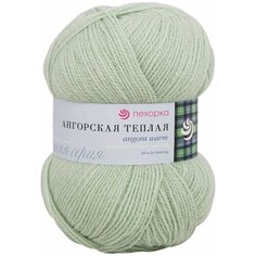 Пряжа для вязания Пехорка "Ангорская теплая", цвет: зеленое яблоко (09), 480 м, 100 г, 5 шт