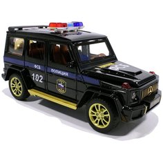 Металлическая машинка модель Mercedes-benz Мерседес G63 Гелик ФСБ 1:24 22 см Neposeda Toys