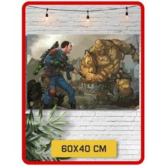 Картина по номерам на холсте игра Fallout (Апокалипсис) - 8779 Г 60x40