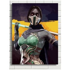 Картина по номерам игра Mortal Kombat 11 (Jade, Джейд) - 8179 В 30x40
