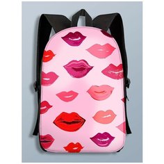 Рюкзак губы для девочек, рюкзак с принтом, для школьника - 135 A3 р Brut Bag