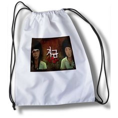 Мешок для cменной обуви сериалы All of us are dead сериал, корея, нетфликс, зомби, школа, кровь, тинейджеры, молодежь - 30701 Brut Bag