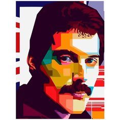 Картина по номерам на холсте Музыка QUEEN Фредди Меркьюри - 6332 В 30x40
