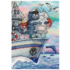 Набор для вышивания "Море любви", 18x12 см, МП-студия М.П.Студия
