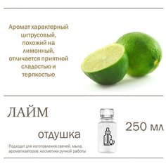 Лайм, отдушка для свечей и мыла (250 мл) Candle M
