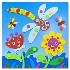 Мягкая картинка Дрофа-Медиа Стрекоза и цветы 4157