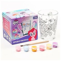 Hasbro Роспись стеклянной кружки,300 мл "Отличный день", My Little Pony