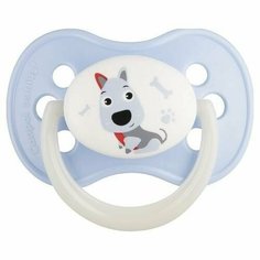 Animals, пустышка латексная круглая (6-18 месяцев) Canpol Babies