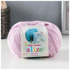 Пряжа "Baby Wool" 40% шерсть, 40% акрил, 20% бамбук 175м/50гр (275) Magic