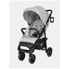 Прогулочная коляска MOWBABY Ride, Silver, цвет шасси: черный