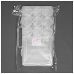 Органайзер Арт Узор для рукоделия 26×13×6,5 см бесцветный